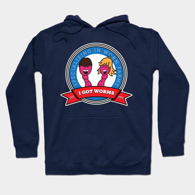 I Got Worms Hoodie by irkedorc